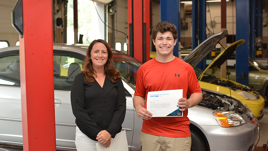 Cody Lucier Receives Automotive Technology Scholarship